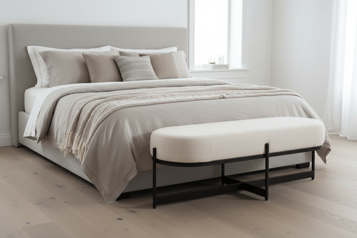 Amelia Upholstered Bench Seat - 1400mm