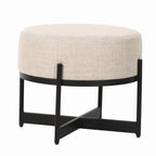 Amelia Upholstered Round Ottoman