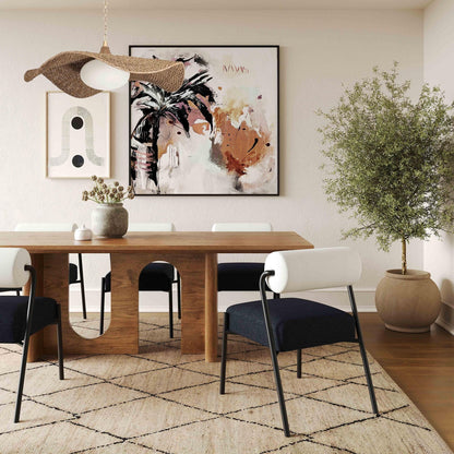 Anakin Dining Table - Brown Oak 2200mm
