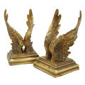 Angel Wing Book Ends - Gold