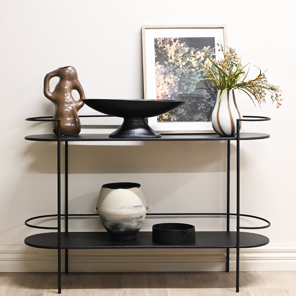 ANKARA Galen Centrepiece - Black at Online8 Furniture Auckland NZ