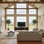 Antler 4 Door Entertainment Unit - Natural & Black