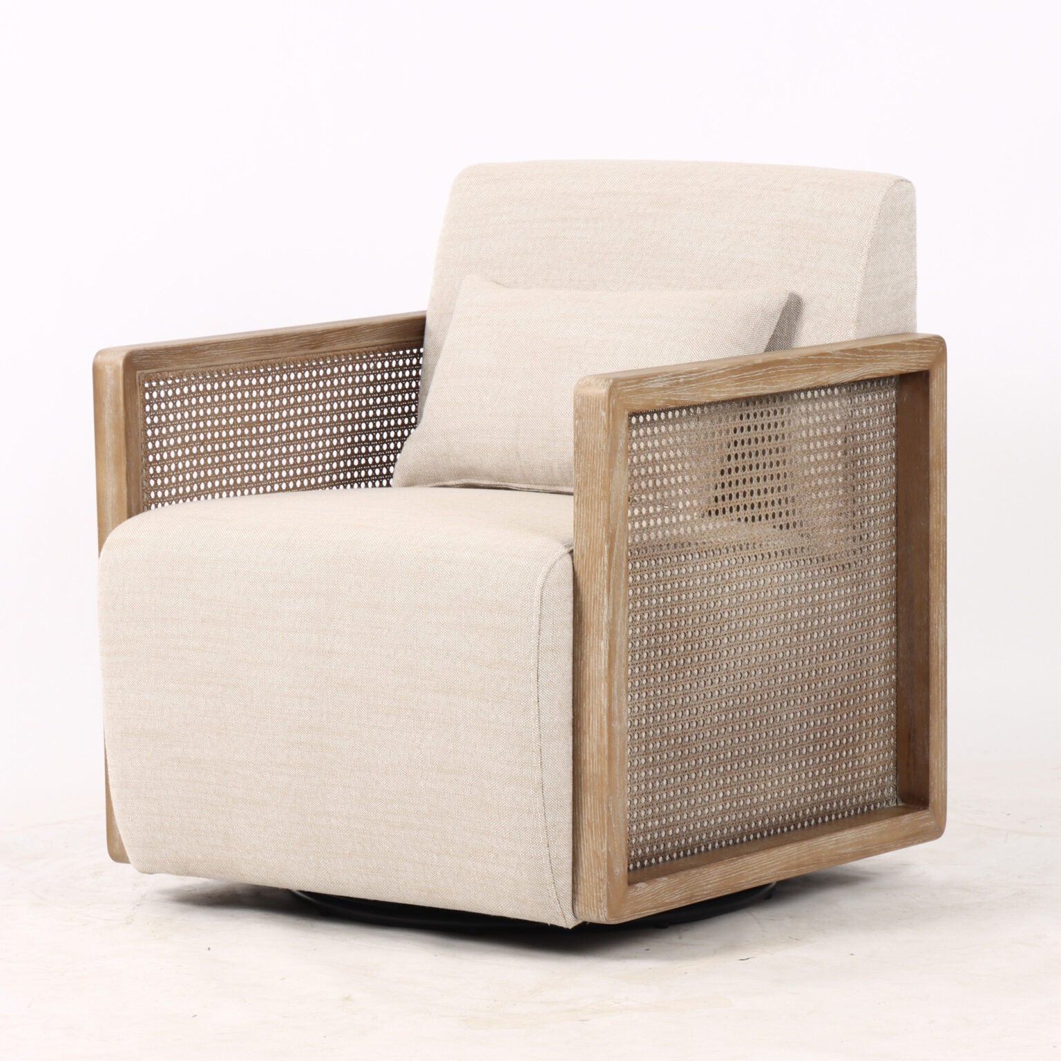 Archer Rattan Swivel Armchair at online8 furniture store Auckland