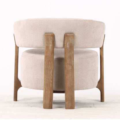 Arcus Lounge Chair - Luxe Linen at online8 furniture store Auckland