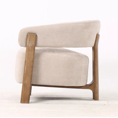 Arcus Lounge Chair - Luxe Linen at online8 furniture store Auckland