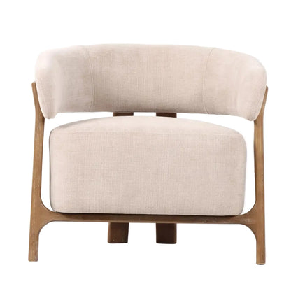 Arcus Lounge Chair - Luxe Linen at online8 furniture store Auckland