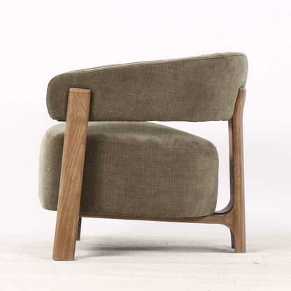 Arcus Lounge Chair - Luxe Olive at online8 furniture store Auckland