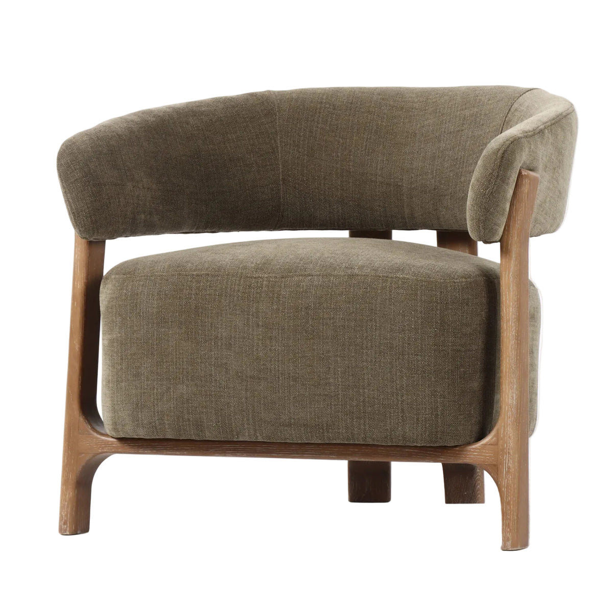 Arcus Lounge Chair - Luxe Olive at online8 furniture store Auckland