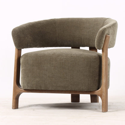 Arcus Lounge Chair - Luxe Olive at online8 furniture store Auckland