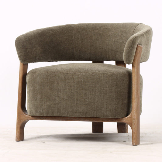 Arcus Lounge Chair - Luxe Olive at online8 furniture store Auckland