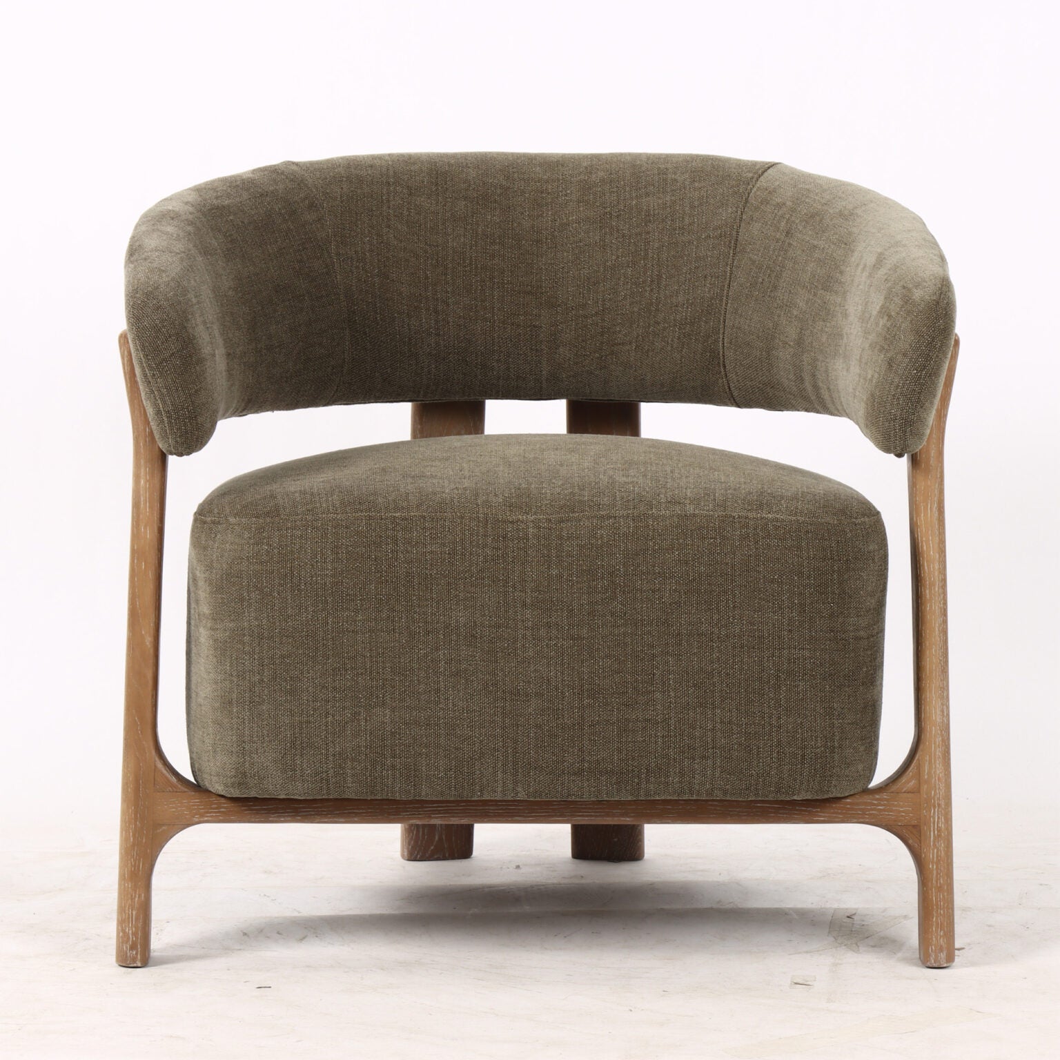 Arcus Lounge Chair - Luxe Olive at online8 furniture store Auckland