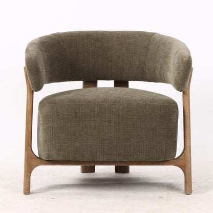 Arcus Lounge Chair - Luxe Olive at online8 furniture store Auckland