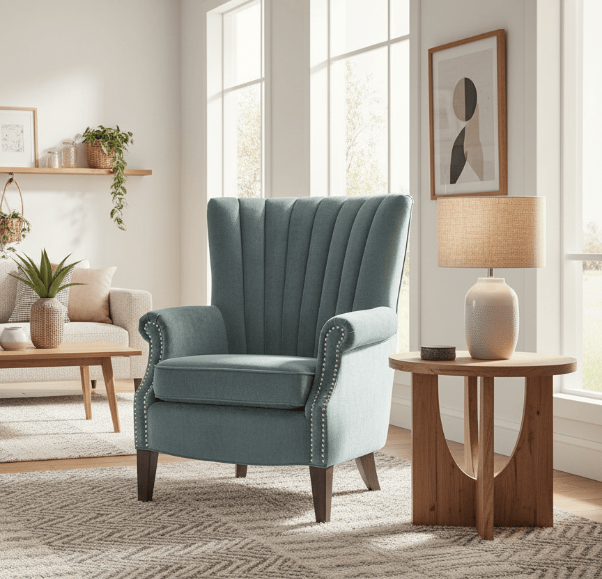 Arlington Wingback Armchair - Teal