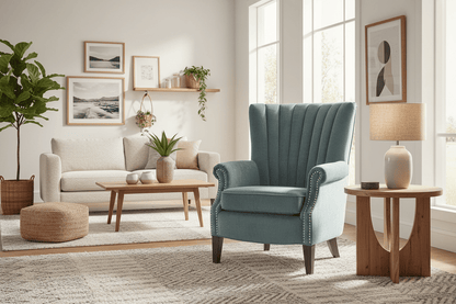 Arlington Wingback Armchair - Teal