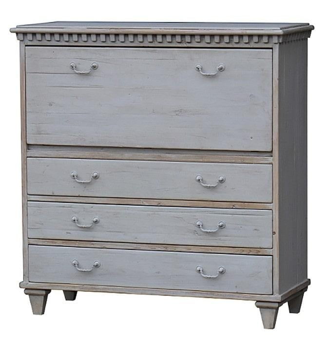 Artesia Penman Secretary Desk - Belgium White