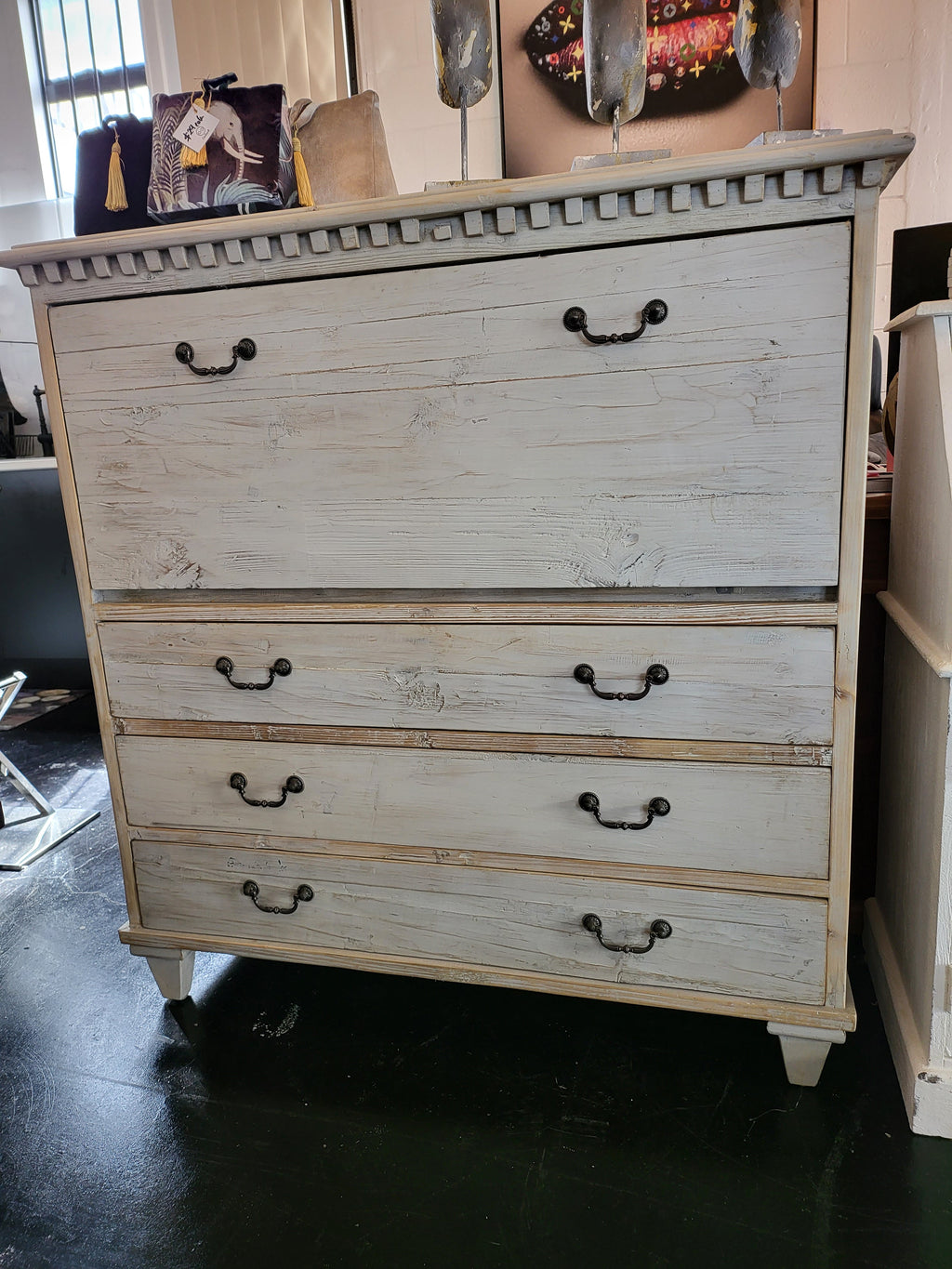 Artesia Penman Secretary Desk - Belgium White