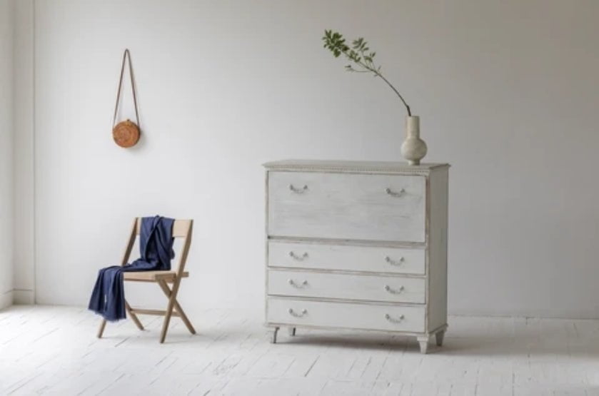 Artesia Penman Secretary Desk - Belgium White