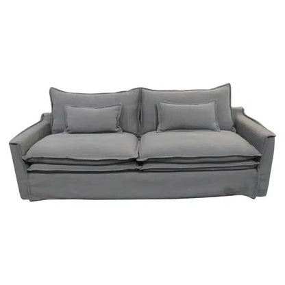 Atlanta 3 Seat Slipcover Sofa - Grey
