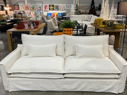 Atlanta 3 Seat Slipcover Sofa - Natural