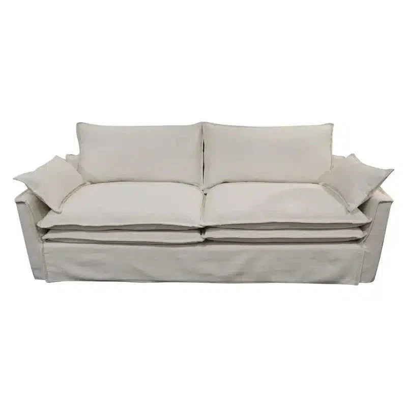 Atlanta 3 Seat Slipcover Sofa - Natural
