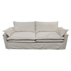 Atlanta 3 Seat Slipcover Sofa - Natural