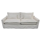 Atlanta 3 Seat Slipcover Sofa - Natural