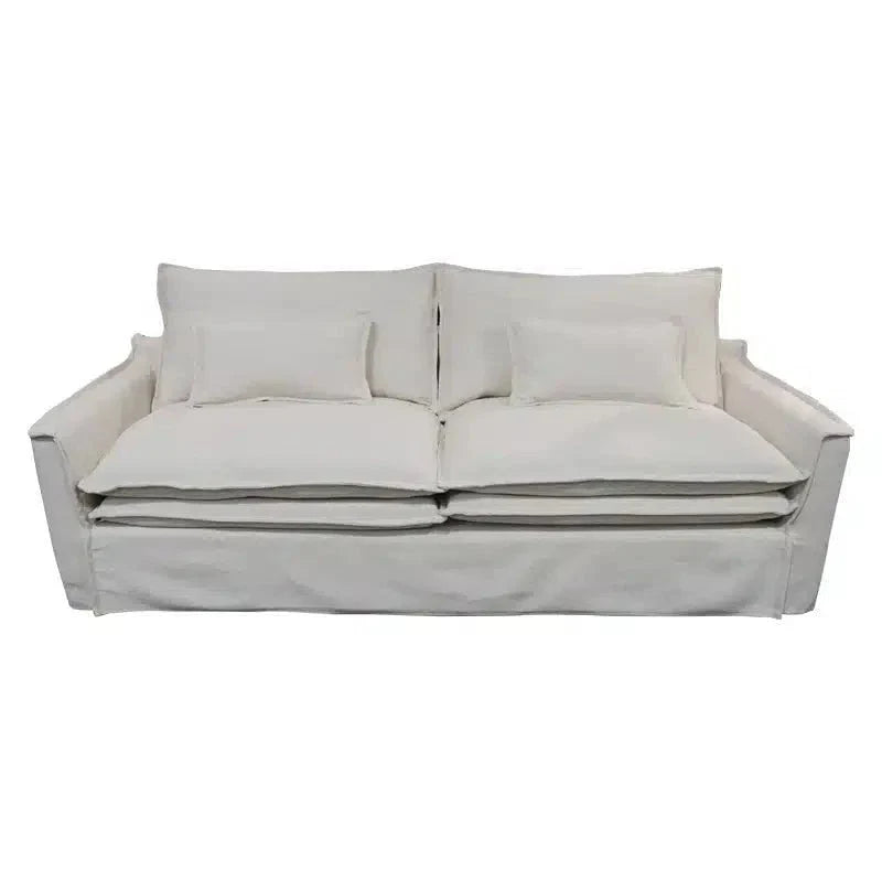 Atlanta 3 Seat Slipcover Sofa - Natural
