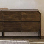Aurora Sideboard 8 Drawer - Premium Brown