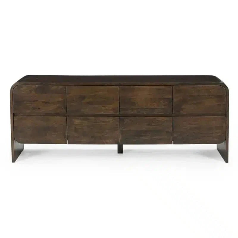 Aurora Sideboard 8 Drawer - Premium Brown