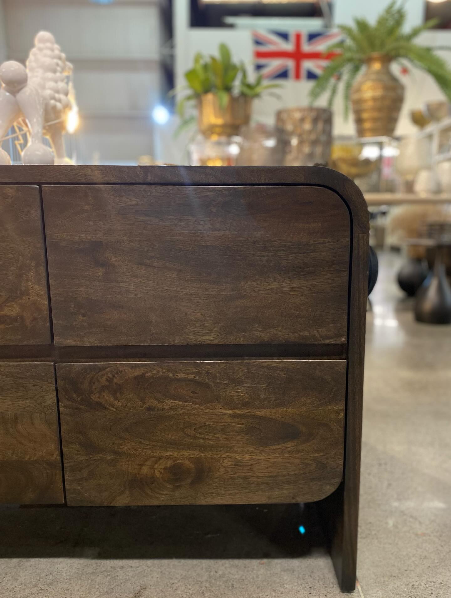 Aurora Sideboard 8 Drawer - Premium Brown