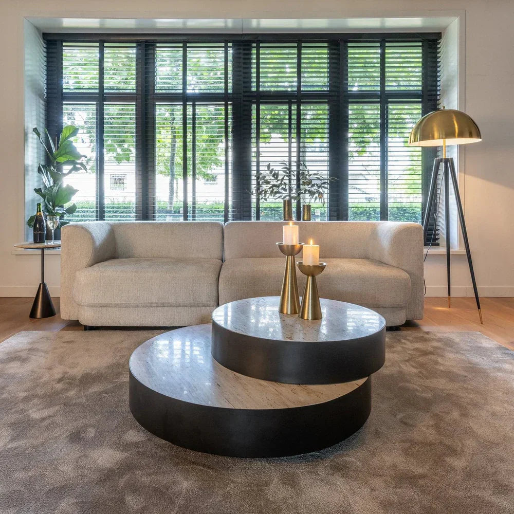 Avalon Round Layered Coffee Table