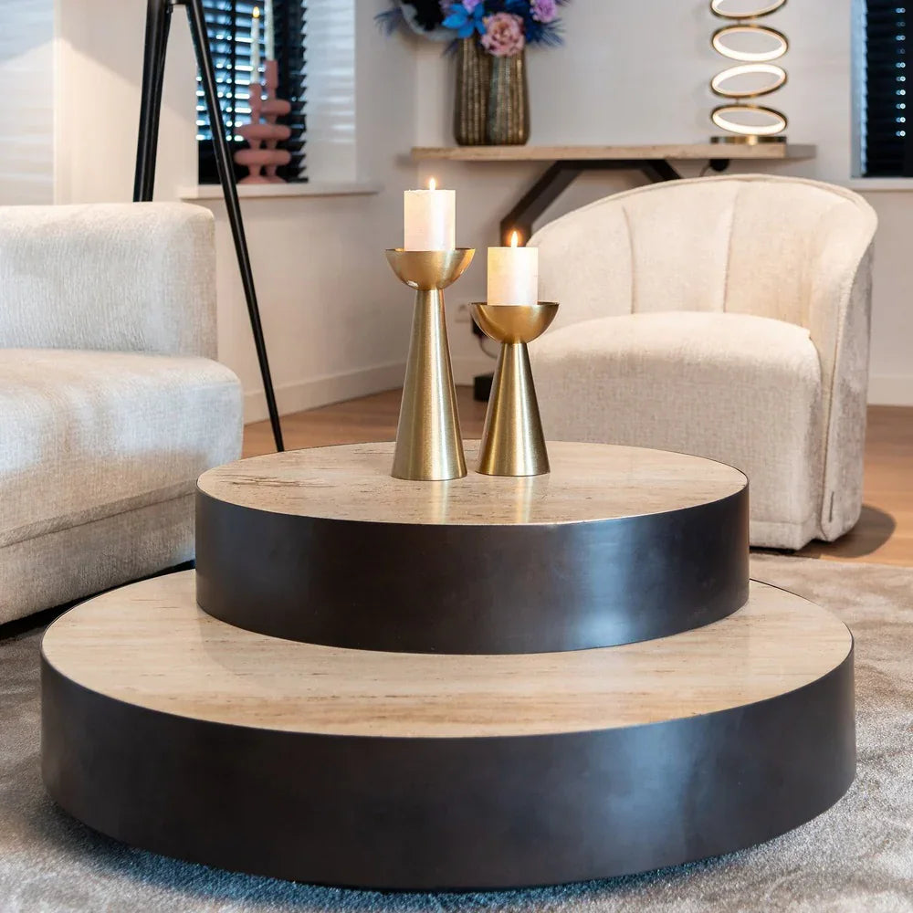 Avalon Round Layered Coffee Table