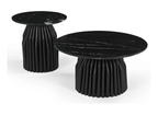 Avery Round Coffee Table with Marble Top