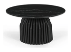 Avery Round Coffee Table with Marble Top