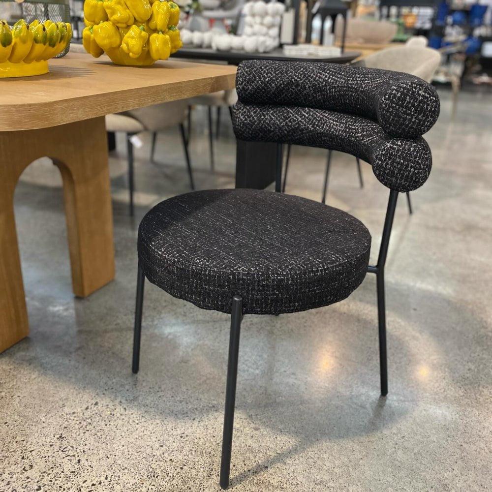 Axel Dining Chair - Black Fleck