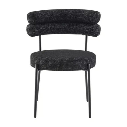 Axel Dining Chair - Black Fleck