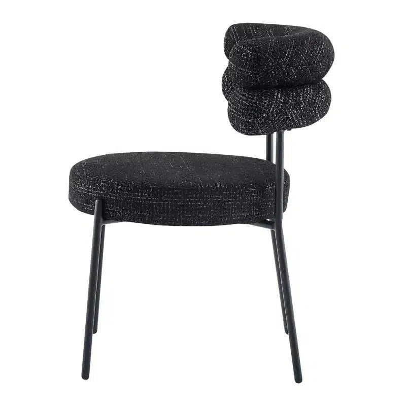 Axel Dining Chair - Black Fleck