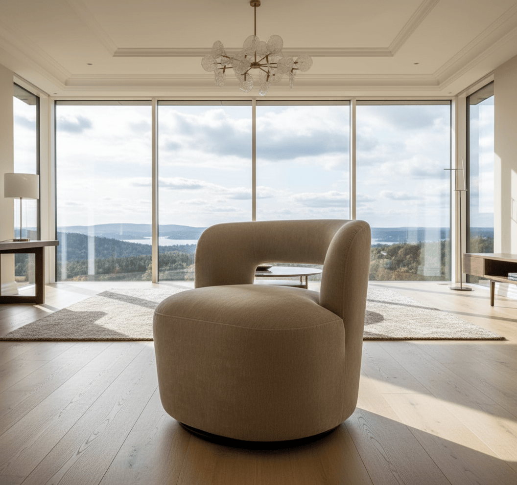 Bayberry Swivel Chair - Clay