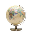 Beige World Globe - 28cm