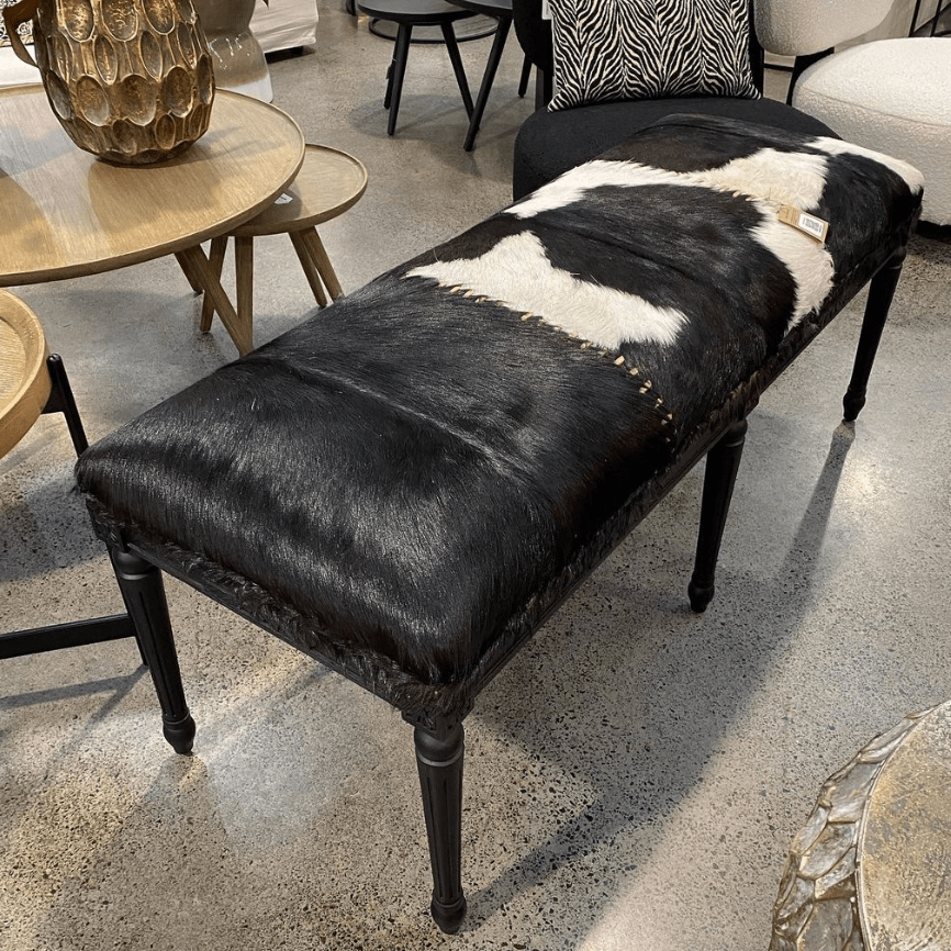 Leather Bench Seat - 175cm