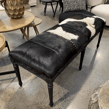 Leather Bench Seat - 175cm