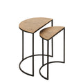 Berlin Aluminium and Iron Side Table Set of 2 at Online8 Furniture Auckland NZ