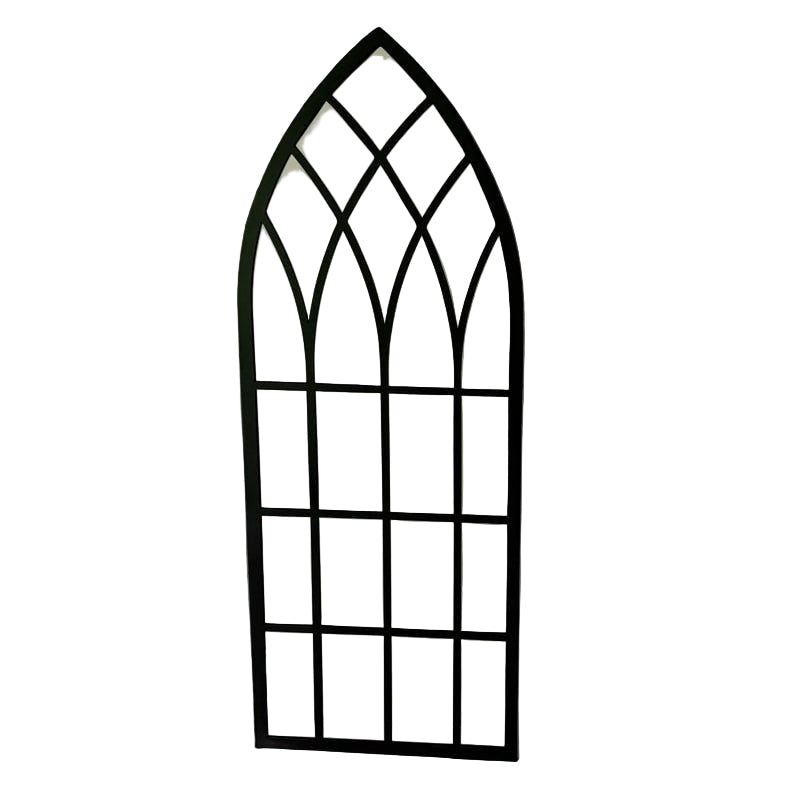 Black Metal Mirror - Indoor/Outdoor