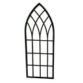 Black Metal Mirror - Indoor/Outdoor