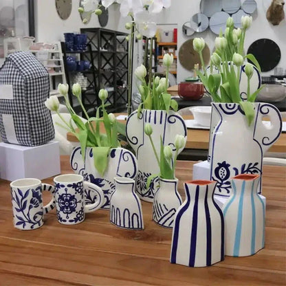 Blaise Ceramic Vase 18cm 2 asstd