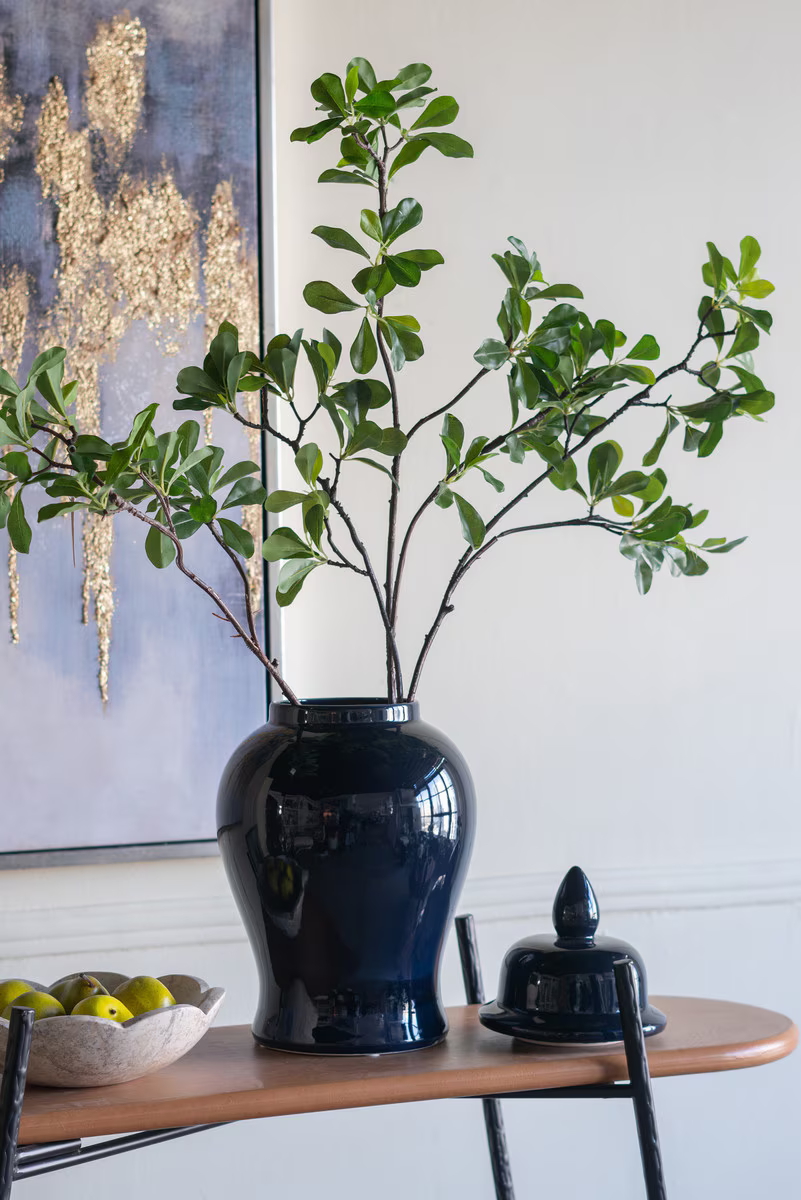 Blue Ginger Jar - Blue