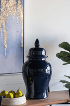 Blue Ginger Jar - Blue