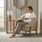 Bowie Rounded Fabric Tub Armchair