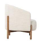 Bowie Rounded Fabric Tub Armchair