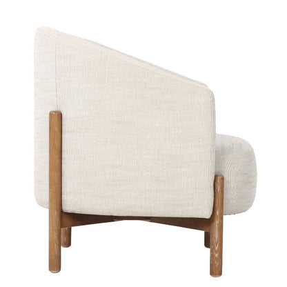 Bowie Rounded Fabric Tub Armchair